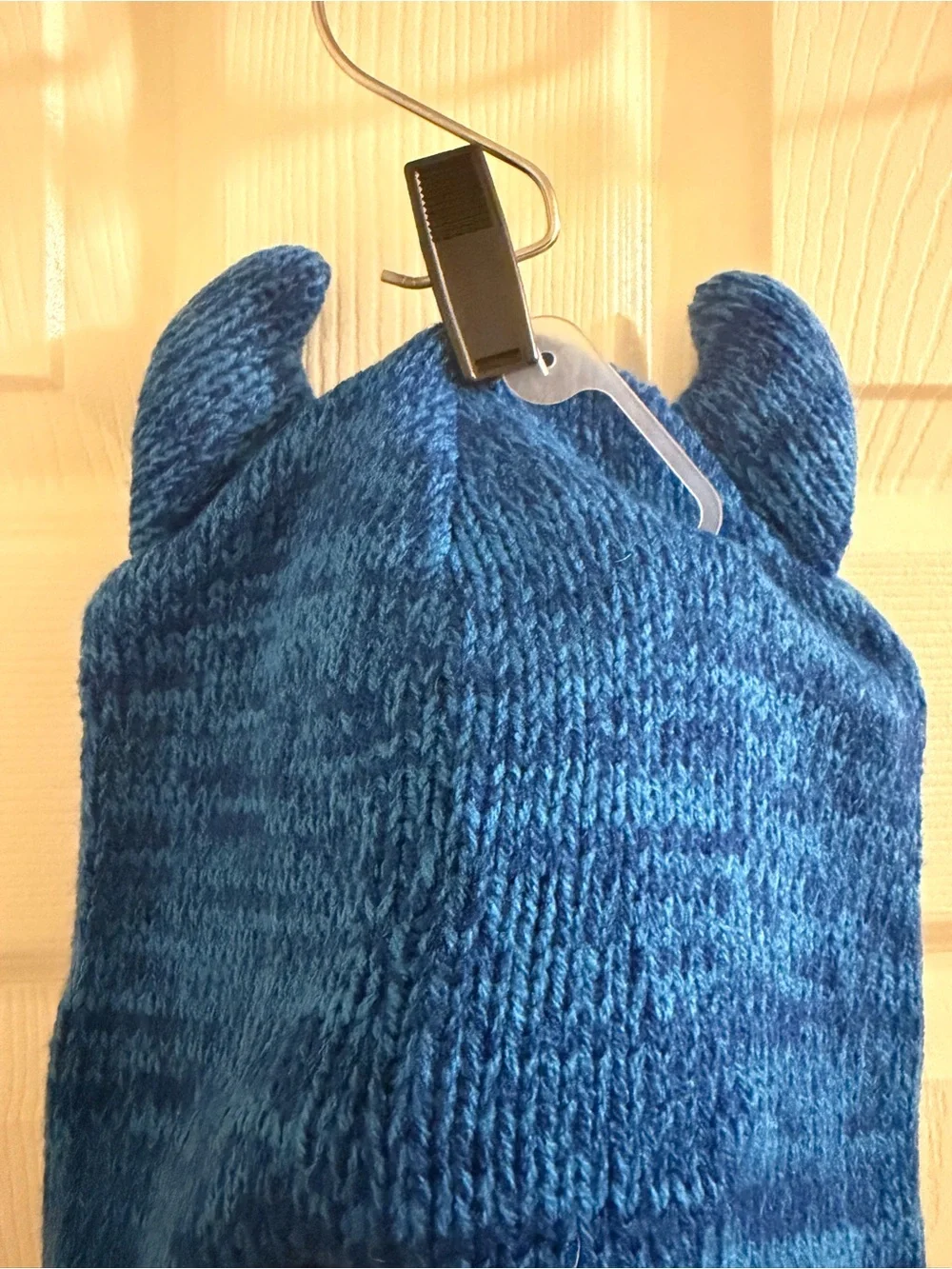 GAP Blue Monster Earflap Knit Hat with Tassels